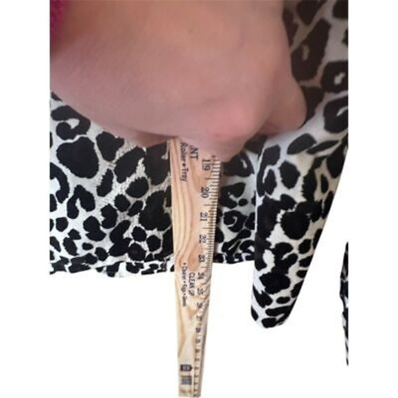 Nygard Collection Womens Blazer Size 14 Leopard Print Velvet Animal Print - Picture 9 of 9